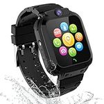 Kids Smart Watches for Boys Girls - Kids GPS Tracker Watch Phone Waterproof SOS Digital Camera Alarm Pedometer for 3-12 Years Old Christmas Birthday gifts