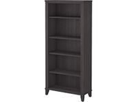 Bush WC81565 Somerset 5-Shelf 65-Inch H Bookcase, Storm Gray