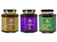 Deodar Organics' Dark Honey Combo Gift Set 3| Flavors Sariska forest + Jamun + Ajwain 1500 GM