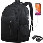 Ogetok Men Travel Backpack for 17.3" Laptop,Business Casual Computer Daypack Bookbag w/USB Charging Port