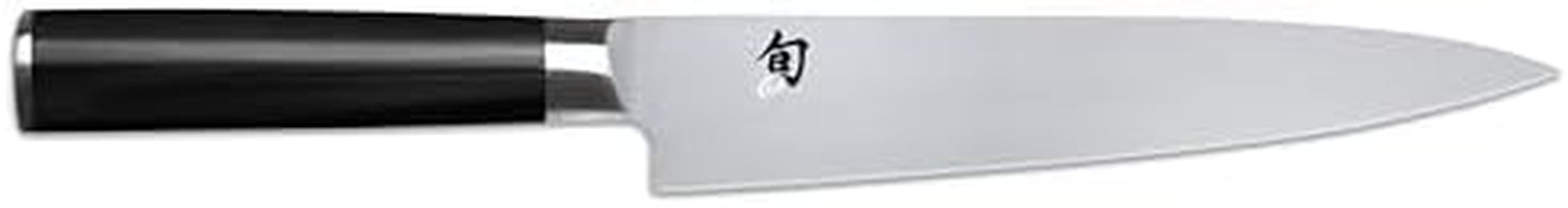 KAI Shun Classic japanisches Filiermesser flexibel 18 cm Klingenlänge - AUS-8A Stahl - Pakkaholzgriff - Made in Japan - Filetiermesser Filetmesser geschmiedet, Pakkaholz Schwarz