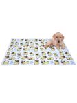 AAZEEM Soft Light Weight Mat for Dogs,Cats & Pets, (Size-M),Multi