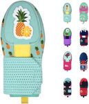 Gracfulcub Baseball Sliding Mitt, Sliding Glove Baseball Softball Guard, Ergonomic Design Protect Fingers for Base Running (Pineapple)