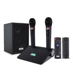 Persang Karaoke Symphony+ Premium Android Karaoke System with 4000+ Built in Songs, Dual Mic, Voice & Vocal Recording, Voice Search, Scoring (4000+ Songs + 1810 Speaker Combo)