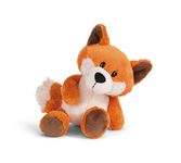 NICI 49145 Cuddly Fox Fridalie 15cm Orange Dangling-Sustainable Made Plush, Cute Soft Toy to Cuddle and Play with, for Children & Adults, Gift idea, 15 cm