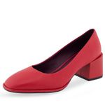 Aerosoles Women's Alae Pump, Racing Red Leather, 5.5 UK