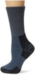 Thorlos Women's KX Hiking Thick Padded Crew Sock, Slate Blue, Large