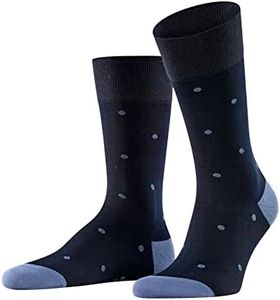 Falke, Mens, Dot Crew Cut, Dark Navy, 12.5-15