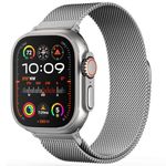 Original Stainless Steel Milanese Loop Compatible with Apple Watch Straps 38mm 40mm 41mm 42mm 44mm 45mm 46mm 49mm, Women & Men Magnetic Strap for iWatch Ultra/Ultra 2, SE, Series 10 9 8 7 6 5 4 3 2 1