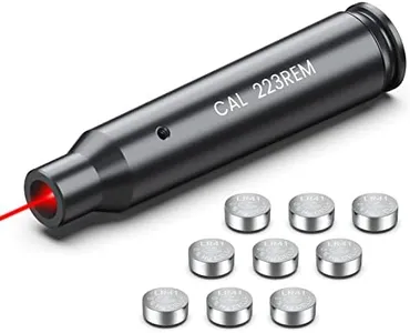 Feyachi Bore Sight 223 5.56mm Red Laser Zeroing Boresighter with 3 Sets of Batteries(Grey)