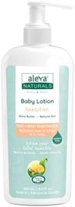 Aleva Naturals Baby Lotion Face + Body Moisturizer- For Sensitive Dry Skin, Face and Body Lotion, Made with Natural and Organic Ingredients, for Babies and Toddlers - 240ml