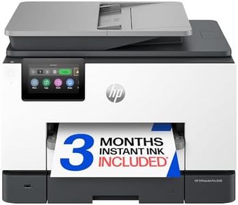 HP OfficeJet Pro 9135 Wireless All-in-One Color Inkjet Printer, Print, Scan, Copy, Fax, ADF, Duplex Print/scan, Best-for-Office, 3 Month Trial of Instant Ink Included, AI-Capable (C2WM0A)