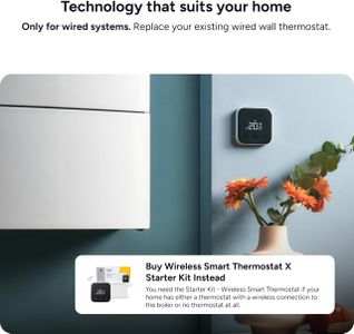 tado Smart Thermostat X Wired – Intelligent Home Heating Control