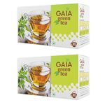 GAIA Green Tea (Pack Of 2)|Experience The Refreshing & Health-Boosting Goodness Of Green Tea, 50 Gram