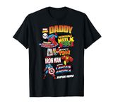 Marvel Avengers Father's Day Retro Comic Graphic T-Shirt