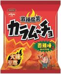 Nissin Hot Chilli Flavour Potato Chips, Hot Chilli, 55 g