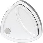 FREELOVE Metal Magnetic Fidget Toys Slider for Adults, Pivot Sliding Magnet Clicker, Compact Triangle Haptic Coin, Quiet Operate for Stress Relief Anxiety (Aluminum Silver)
