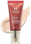 MISSHA Full Coverage M Perfect Cover Bb Cream Spf42 Pa+++ - (50Ml, No 13 - Natural Beige 02) | Matte Finish | All Skin Types I Radiant Glow