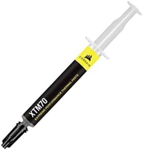 CORSAIR XTM70 Extreme Performance Thermal Paste, 3g for Intel & AMD Processors up to 250W+ TDP - Low Viscosity, Easy Application, Three Included Cleaning Wipes and Applicator Kit