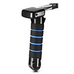 Portable Vehicle Support Handle, 3 in 1 Car Door Assist Handle for Elderly, Multifunction Vehicle Door Assist Handles with Seatbelt Cutter,Window Breaker for Car (Blue)