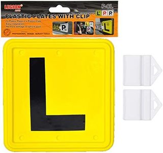 2PCS Plastic L Plate Clips Holder Set Car Number License