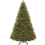 YITAHOME 6ft Artificial Christmas Tree with 250 LED, Christmas Pine Tree with 880 Tips, Foldable Metal Frame & Stand, Easy Assembly Pops Up Christmas Tree for Home Party, 182 x 110cm