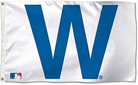 Wincraft MLB Chicago Cubs W Deluxe Flag, 3 x 5', Multicolor