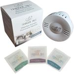 Tranquil Tails Calming Pheromone Diffuser for Cats with 3 Scented Pads, Pet Anxiety Relief with a Gentle Fragrance