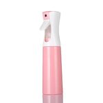 GRACIOUS MART 300ml Hair Spray Bottle, Continuous Ultra Fine Mist Water Spray Bottle, for Hair Styling, Plants, Cleaning (Pink)