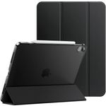 JETech Case for iPad Air 13-Inch M2 (2024), Slim Stand Hard Back Shell Smart Cover with Auto Wake/Sleep (Black)