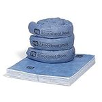 Quick Response Home Water Kit by New Pig | Absorbs up to 5 Gallons | Reusable Mildew Resistant Absorbent Socks | Wringable Heavy Duty Water Absorbent Mats, Blue