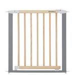 BADABULLE Safe and Lock Wood Metal Baby Gate - door and stair gates for baby, 73 - 81.5 cm