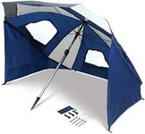 Sport-Brella Sunsoul Heavy-Duty UPF 50+ Umbrella Shelter (8-Foot),Navy