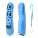 Cotbolt Silicone Protective Case Cover Compatible with LG AN-MR21GA MR22GA MR23GA Magic Remote Shockproof for LG Smart TV Remote 2021 2022 2023 Protective Skin Waterproof Anti-Lost (Blue)