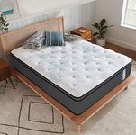 Springtek Hybrid Eurotop Latex Pocket Spring Mattress | Euro Top 6 Inches Single Size Gadda | GOLS CERTFIED Natural PINCORE Dunlop Latex | 72x30 Inch