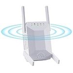 NeaLia WiFi Range Extender, 2023 Fastest WiFi Booster 1200Mbps Dual Band (5GHz/2.4GHz) Covers up to 12000sq. ft and 45 Devices, Internet Booster, Extend WiFi Range Further