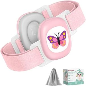 YomauiYee Baby Earmuffs,Baby Noise Cancelling Headphones with Butterfly Pattern, Infant Ear Protection for Toddler 0-48 Months,Infant Travel Essentials for Airplane/Improves Sleep