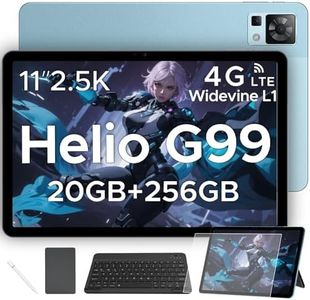 DOOGEE T35 Android Tablet with Keyboard,20GB+256GB,11" 2.5K Helio G99 Octa-core Tablet,Android 14 Tablet,IPS 1600x2560 Display Gaming Tablet,4G LTE Cellular Tablet with Case Mouse