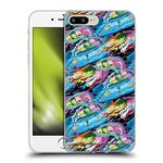 Head Case Designs Officially Licensed Rick And Morty Warp Pattern Season 5 Graphics Soft Gel Case Compatible With Apple iPhone 7 Plus/iPhone 8 Plus