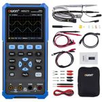 HDS272 Handheld Digital Oscilloscope 70MHz Bandwidth 3.5 inch Adjustable Adjustable Brightness LCD 2 in 1 Oscilloscope + 20,000Counts True RMS Multimeter