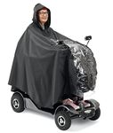 Staveley Mobility Scooter Cape | Unisex Waterproof Rain Poncho Cover for Electric Scooters and Wheelchair (Large Cape)