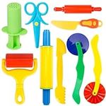Playdough Tool Kit,9 Pcs Basic Play