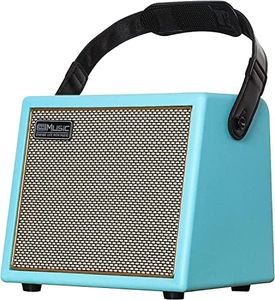 Coolmusic - Amplificador de guitarra, altavoz Bluetooth de 30 W, amplificador portátil recargable con entrada de micrófono, soporta volumen, graves, control de agudos, efecto de coro de reverberación