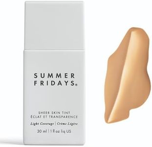 Summer Fridays Sheer Skin Tint - Skin Tint with Hyaluronic Acid - Helps Diminish Uneven Skin Tone - Sheer to Light Coverage - Shade 4 - Light-Medium with Neutral Olive Undertones (1 Fl Oz)