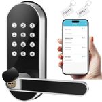 Sifely Keyless Entry Door Lock, Keypad Door Lock With Handle, Keyless Door Lock, Smart Door Lock, Keypad Entry Door Lock, Passcode Code Door Lock, Digital Smart Door Lock (St Version, Non-Fingerprint)