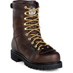 Georgia Boot Men's Logger Boot Work Shoe brown Size: Wide