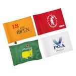 COGOLFING Grand Slam Golf Flag Mini, 8x6 Inch, Double-Sided Silk-Screened, Fade-Resistant 420D Nylon, Ideal for Backyard Practice Putting Green, 4-Pack, CG-G035-FG4