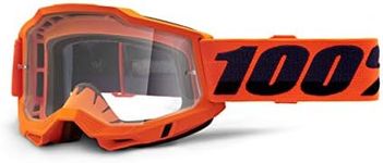 100% Accuri 2 MX Offroad Goggles Orange w/Clear Lens