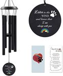 ASTARIN Dog Memorial Gifts Sympathy Wind Chime for Pet Loss Gifts, Cat Wind Chimes for a Grieving Pet Owner, Pet Memorial Wind Chimes