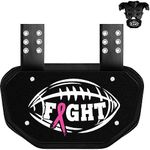 Liliful Football Back Plate Lower Back Pads for Football Players with High Impact Foam Backing Adult Backplate Football for Fall Sports Shoulder Pads Adult Rear Protector(Ribbon)